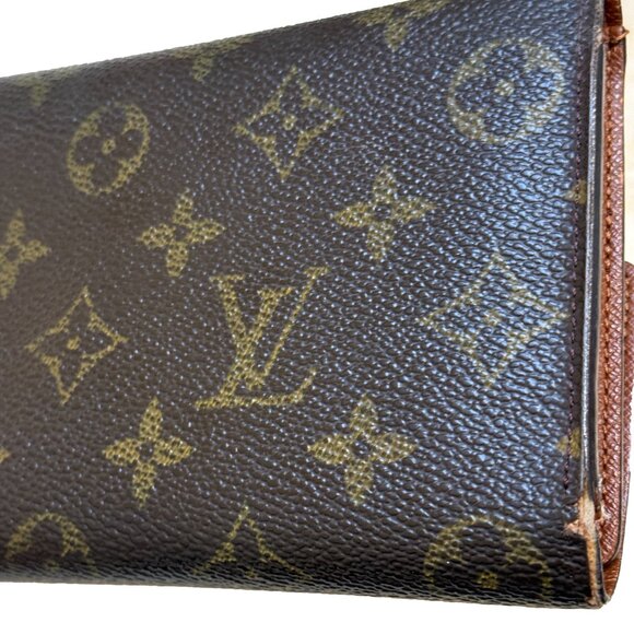 Louis Vuitton Vintage Porte Tresor Wallet Monogram Canvas Trifold Authentic LV - Picture 10 of 16